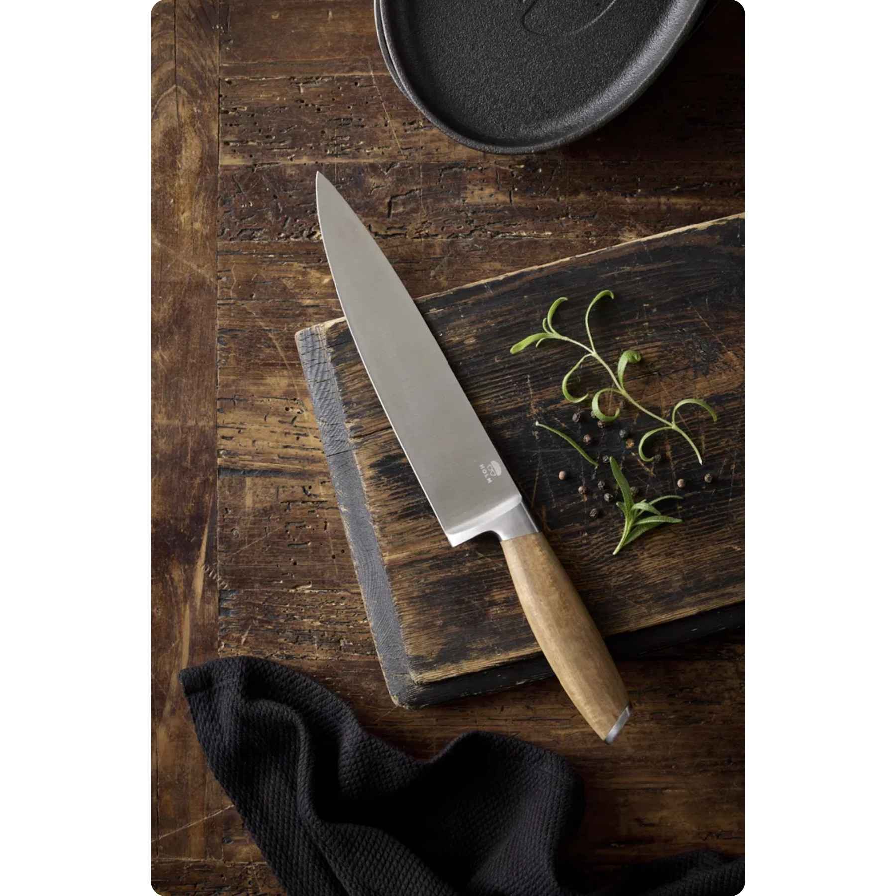 HOLM Knivsæt 5 dele i FSC certificeret akacietrø